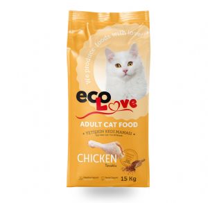 Eco Love Tavuklu Kedi Maması 15 Kg