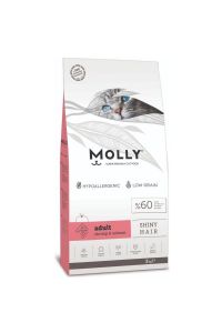 Molly Hipoalerjenik Somonlu Karidesli Yetişkin Kedi Maması 2 Kg
