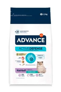 Advance Sterilized Hairball Hindili Kısırlaştırılmış Kedi Maması 1,5 Kg