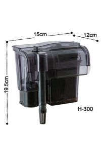 Dophin H300 Akvaryum Askılı Şelale Filtre 360 L/h
