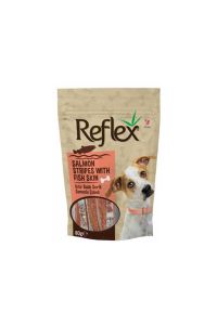 Reflex Köpek Ödülü Balık Deri Sargılı Somon Etli Çubuk 80 Gr