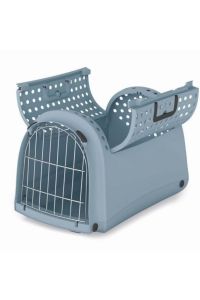 Imac Linus Cabrio Üstü Açılır Köpek Taşıma Çantası Mavi 50x32x34.5 Cm