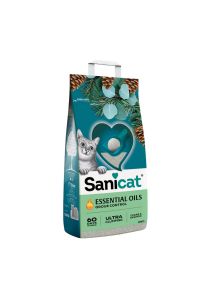 Sanicat Essential Oils Sedir Ağacı ve Okaliptus Kokulu Kedi Kumu 10 kg