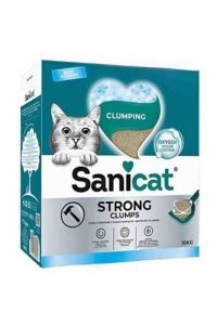 Sanicat Strong Clumps Ekstra Güçlü İnce Taneli Kedi Kumu 10 kg