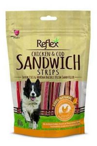 Reflex Köpek Ödülü Tavuk Ve Morina Balığı Sandviç 80 Gr