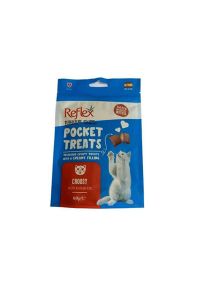 Reflex Pocket Treats Seçici Kediler Için Tavuklu Kedi Ödülü 60 gr
