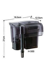 Dophin H500 Akvaryum Askılı Şelale Filtre 510 L/s