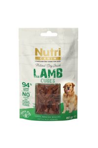 Nutri Canın Tahılsız Kuzulu Küp Köpek Ödül Maması 80 gr