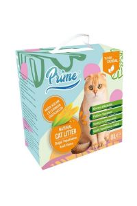 Prime Topaklaşan Bitkisel Kedi Kumu 8 Lt