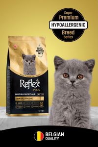 Reflex Plus British Shorthair Tavuklu Ve Kızılcıklı Yavru Kedi Maması 1.5 Kg