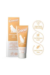 Crocus Multivitamin Kedi Malt Macunu 100 gr