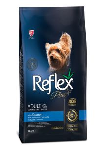 Reflex Plus Somonlu Mini ve Küçük Irk Yetişkin Köpek Maması 8 Kg