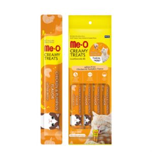 Me-O Creamy Tavuklu Ve Balkabaklı Tamamlayıcı Kedi Ödül Maması 4x15 gr