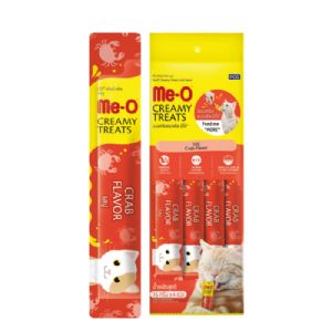 Me-O Creamy Yengeçli Tamamlayıcı Kedi Ödül Maması 4x15 gr