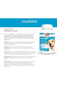 Biopetactive Vitalidog Köpekler Için Multivitamin Tableti 150 Adet 75 Gr