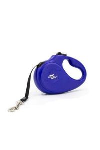 Doggie Master Otomatik Makaralı Köpek Uzatma Tasması  Royal Mavi 25 Kg 5 Mt