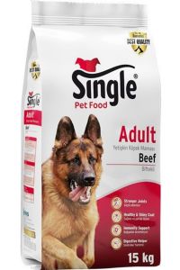 Single Sığır Etli Köpek Maması 15 KG