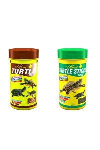 Ahm Kaplumbağa Yem Seti Turtle Mix + Sticks 100 Ml x 2 Adet