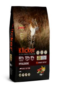 Klicker Kuzulu Hippoalerjenik Yetişkin Kedi Maması 1 Kg