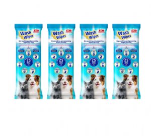 Biopetactive Wash Wipes Kuru Yıkama Bakım Havlusu X 4 Paket