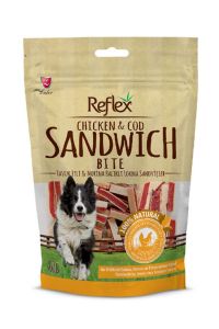 Reflex Köpek Ödülü Tavuk Eti Dilimleri ve Morina Balığı 80 Gr